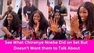 Why This Crew Member Wont Stop Praying For Chinenye Nnebe On Set [upl. by Sisenej]