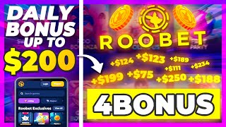 ROOBET PROMO CODE quot4BONUSquot upto 200 DAILY BONUS in CASHBACK roobet promo code 2024 [upl. by Virgil]