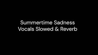 Summertime Sadness Slowed amp Reverb  Lana Del Rey  Dreamy Chill Vibes [upl. by Boniface]