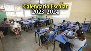 Calendario Escolar 20232024 estas son las fechas de interés que debes conocer [upl. by Attaynik547]