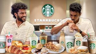 Full Menu Starbucks കഴിച്ചാൽ 10000 രൂപ [upl. by Vento124]