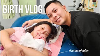 UNMEDICATED BIRTH VLOG  Giving birth in Japan 🇯🇵 [upl. by Ehcadroj]