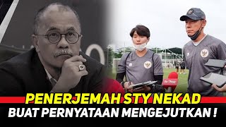 SEMUA KAGET Buntut kritik pedas Haruna berlanjut Penerjemah Shin Tae Yong kena imbasnya [upl. by Tiler]