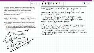 UNIFESP Indicadores ácidobase são ácidos orgânicos fracos ou bases Segunda fase  Química [upl. by Namyh]
