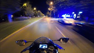 GIRLS REACTION TO YAMAHA R7 FAST CARS POLICE AND MORE [upl. by Erland597]