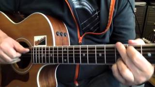 Davys on the Road again  Manfred Manns Earthband  Easy Solo Fingerstyle [upl. by Dhaf]