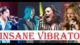 Famous Singers High Notes with INSANE VIBRATO [upl. by Camroc]