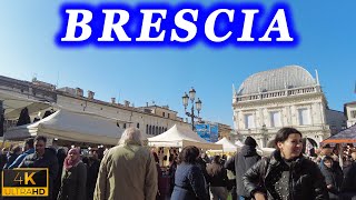 Brescia Italy 🇮🇹 Walking Tour of A Stunning amp Vibrant Italian City ☀️ [upl. by Ecnahoy749]