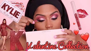 KYLIE COSMETICS VALENTINE COLLECTION 2019  MAKEUPSHAYLA [upl. by Savage]