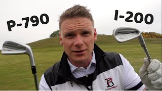 PING I200 IRON VS TAYLORMADE P790 IRON In Studio And On Course Test [upl. by Marnie596]