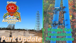 Six Flags Great Adventure  Park Update  November 16th 2024 [upl. by Amilah455]