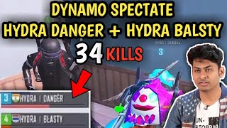 DYNAMO SPECTATE HYDRA DANGER  HYDRA BLASTY DUO VS SQUAD BEAST CONQUEROR GAMEPLAY PUBG MOBILE [upl. by Catherin535]