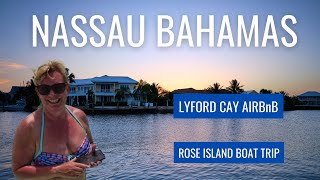 Bahamas  Staying in Lyford Cay in Nassau and visiting Rose Island by boat [upl. by Kopple]