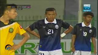 Goals replay Cambodia U16 2 0 Brunei U16 13 07 2016 YouTube [upl. by Aitnyc]