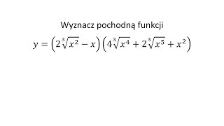 Pochodna funkcji jednej zmiennej cz20 Krysicki Włodarski przykład 659 [upl. by Krum728]