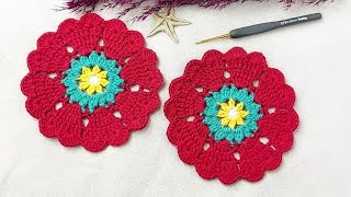 halka kalpler motif modeli yapılışı ve birleştirmesi crochetmotif motif modelleri [upl. by Enilegnave]