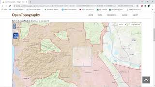 Download lidar data from Opentopography [upl. by Assereht]