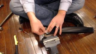 REPAIR SERIES  How to Replace an Accordion Bass Strap Tutorial [upl. by Enilesor]