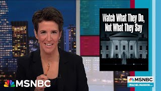 Watch what they do Maddow points out loopholes in new Trump FBI vetting agreement [upl. by Anayaran]