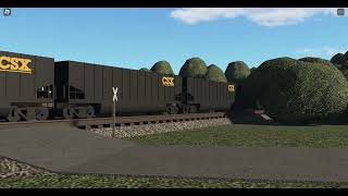 CSXT Loaded Coal leaving Fort Aiden [upl. by Stanly]