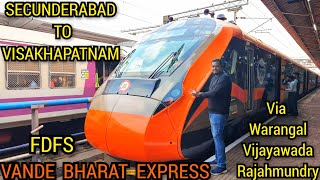 SAFFRON VANDE BHARAT EXPRESS  SECUNDERABAD  VISAKHAPATNAM  TAMIL TRAVEL VLOG  4K FULL HD [upl. by Zacharie]