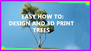 How To Make Easy Tree Models in Blender for 3D Printing [upl. by Assilaj363]