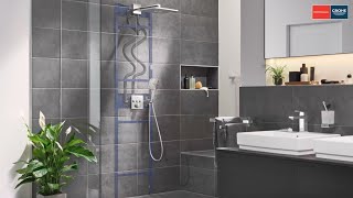 Come installare il telaio GROHE Rapido Shower Frame [upl. by Wendel505]