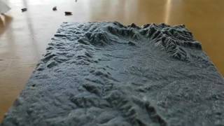 3D printed landscape model of Bemboka our valley [upl. by Doralin759]