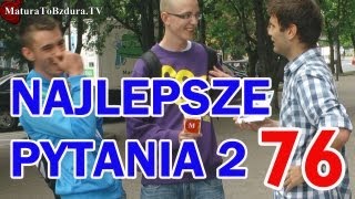 NAJLEPSZE PYTANIA FINAŁ 2 SEZONU  odc 76 MaturaToBzduraTV [upl. by Tisbee317]