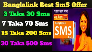 Banglalink Best SmS pack Offer For Everyone 2021  This sms Offer for any banglalink sim [upl. by Llerahc]