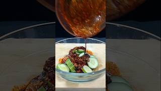 Korean cucumber salad ASMR cooking shorts ytshorts food cooking asmr jinalasmrcooking recipe [upl. by Chelsy]