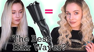 EASY 5 MIN SOFT BEACH WAVES3BARREL WAVER TUTORIAL [upl. by Enidaj]