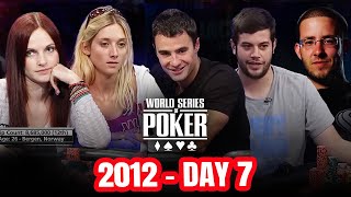 World Series of Poker Main Event 2012  Day 7 with Greg Merson Gaelle Baumann amp Elisabeth Hille [upl. by Heilman]