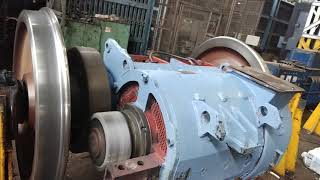 How to testing of AC TRACTION MOTOR with wheel set at 25kv [upl. by Varini]