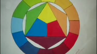 primary colours secondary colours tertiary colour drawing art viralvideo kausar art 🎨🖌️ [upl. by Rodl]