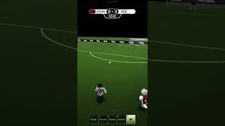 Eis que o gabs decide dar um gol pro atacante roblox rf24 soccer robloxedit football maestro [upl. by Kolnos63]