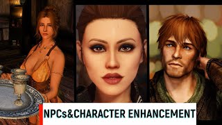 MES MODS DE PNJCORPSMAKEUPetc SUR SKYRIM [upl. by Lawford]