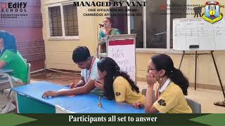 Unlocking Mathematical Brilliance InterHouse Quiz Competition at Edify School Kanakapura [upl. by Malynda]