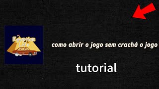 como entrar no egyptian life sem crachá jogo e ficar com tela preta tutorial [upl. by Lisha]