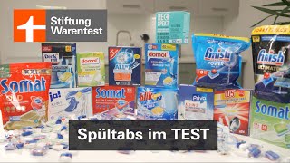 Test Spülmaschinentabs 2023 Diese Geschirrspültabs enttäuschen im Test Stiftung Warentest [upl. by Brace353]