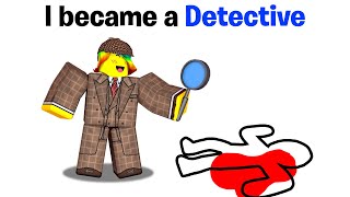 I became a Detective in BrookHaven 🔍🧐 Roblox [upl. by Clementina]