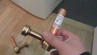 Water Hammer Arrestors  How to Install on Washing Machine [upl. by Iana]