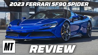 First Test Ferrari SF90 Spider  MotorTrend [upl. by Oirevas]