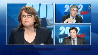 Débat  1ère circonscription du Cantal  Descoeur UMP contre Calmette PS [upl. by Danas]