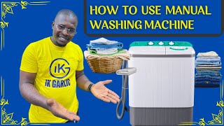 Ultimate Guide How to Use a Hisense Manual Washing Machine Works for All Manual Washers [upl. by Nevag]