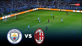 MANCHESTER CITY vs AC MILAN 2024  Morata to Milan  Full Match All Goals  Realistic PES Gameplay [upl. by Ita]