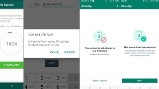 How to Unban a Banned WhatsApp Account in 2 minutes [upl. by Neetsuj]