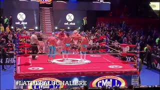 La Sombra Vamos a recordarle a la gente quien te quitó tu máscara Volador Jr mano a mano a una caí [upl. by Airetal]