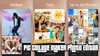 Pic Collage Maker Photo Free Download  Tutorial On Android Apps  Easy Guide [upl. by Kellie]