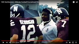 1981 Northwestern Wildcats Football Promotional Film [upl. by Leeban]